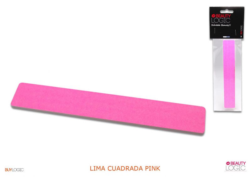 beauty lima cuadrada pink