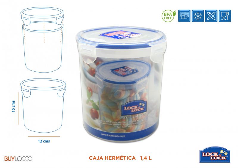 hpl933b caja hermética  * 1,4l