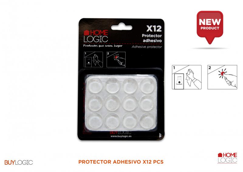 protector adhesivo x12 pcs