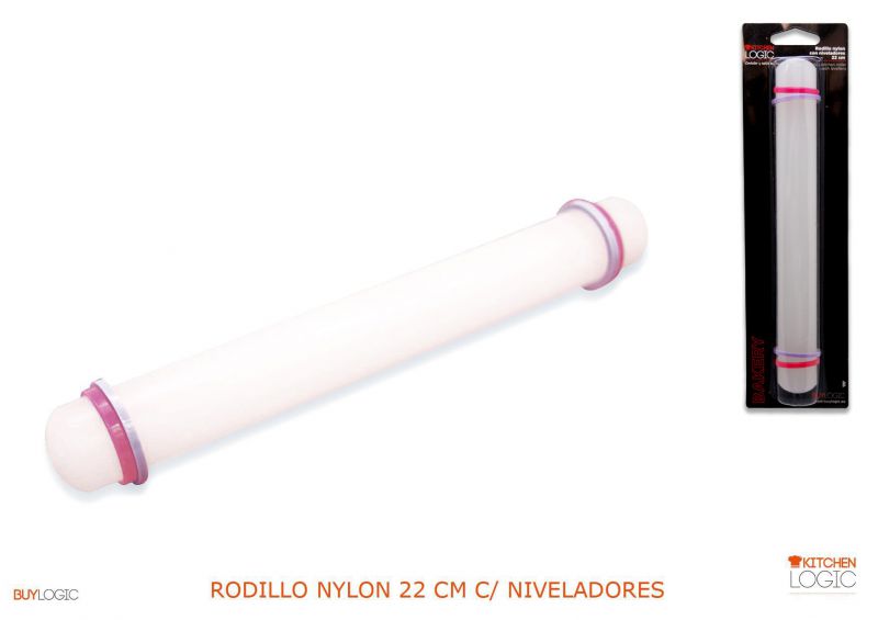 rodillo nylon 22 cm c/ niveladores