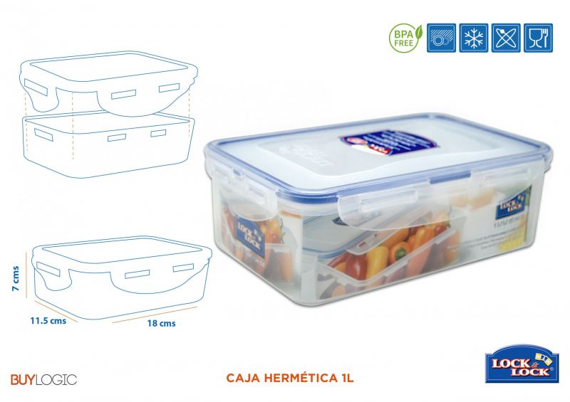 hpl817 caja hermetica * 1l
