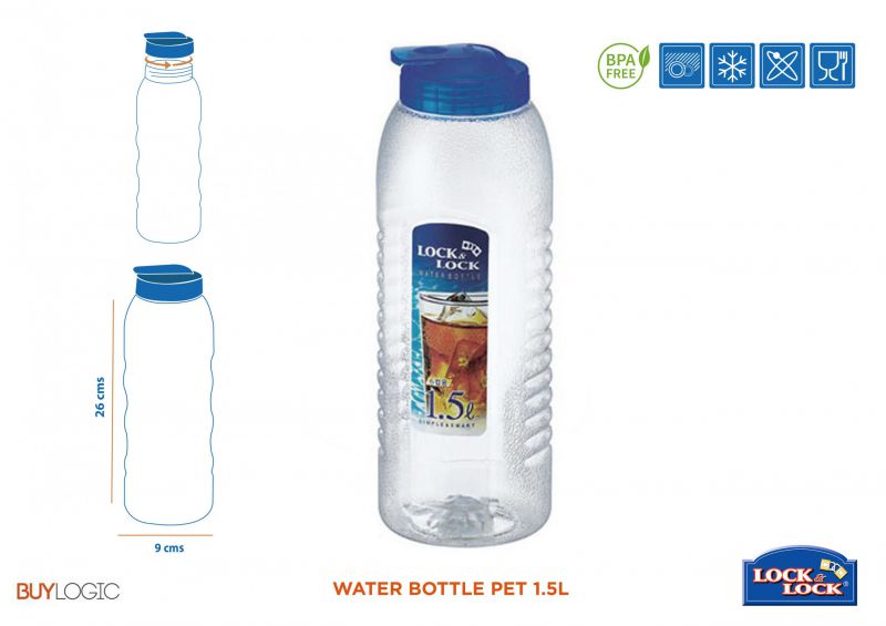 water bottle pet 1.5l