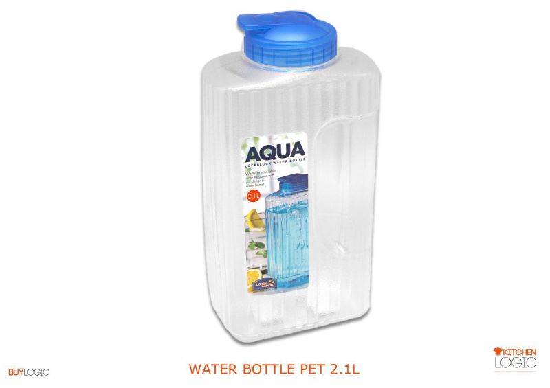 water bottle pet 2.1l
