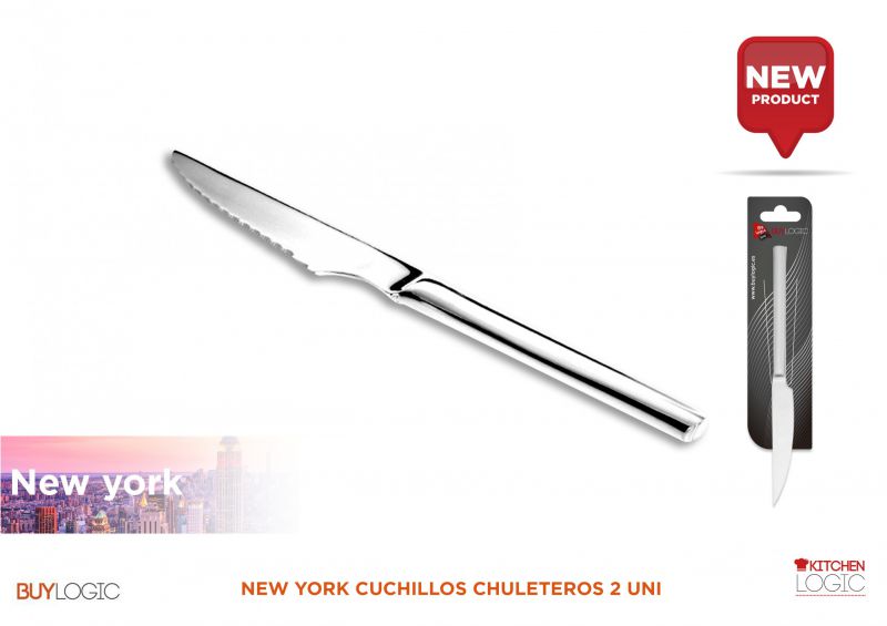 new york cuchillos chuleteros 2 uni