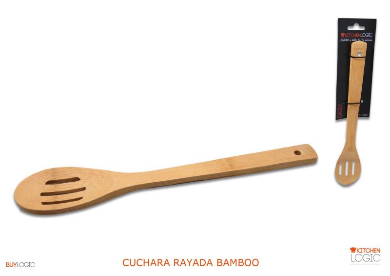 bamboo cuchara rayada