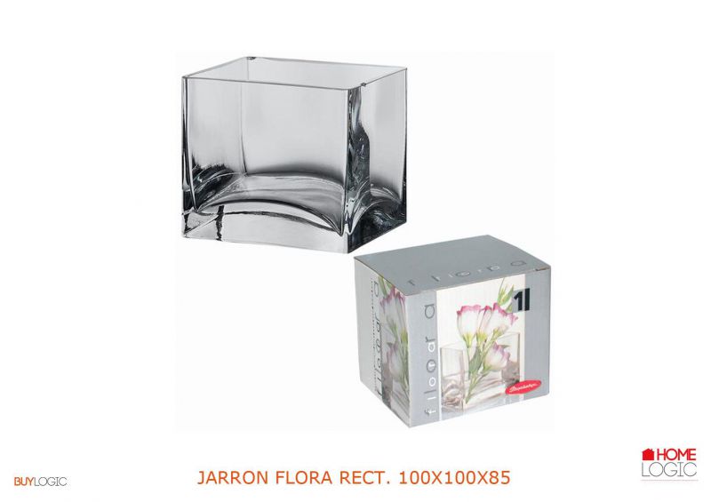 jarron flora rect. 100x100x085