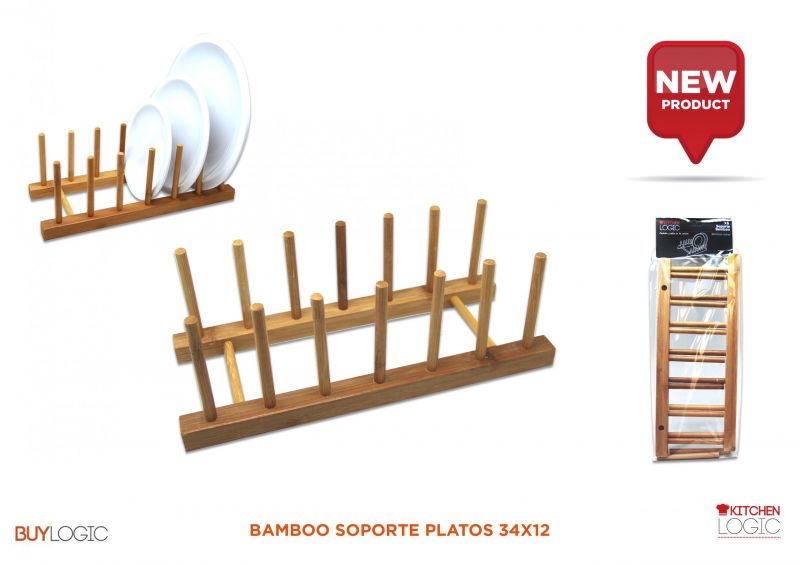 soporte platos bamboo