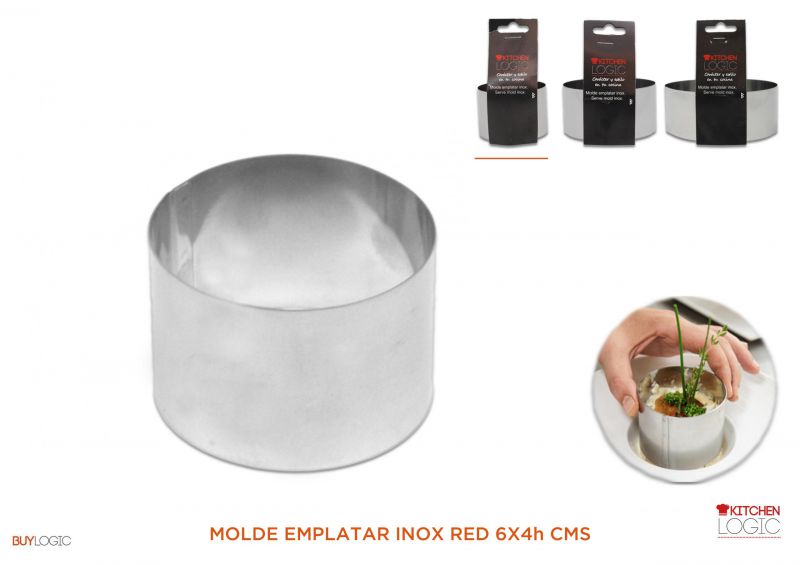 molde emplatar inox red 6x4h cms