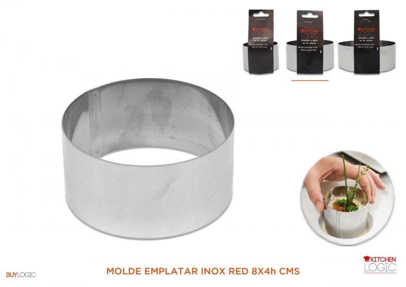 molde emplatar inox red 8x4h cms