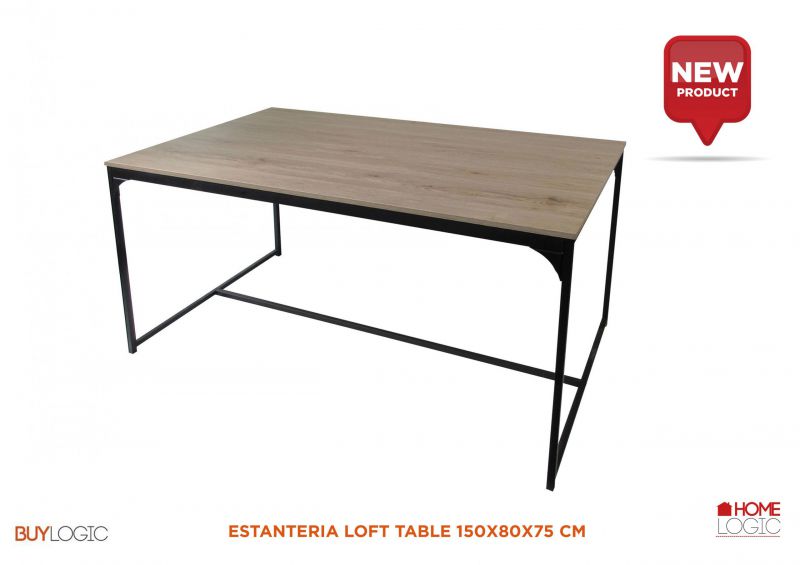 Mesa loft table 150x80x75 cm