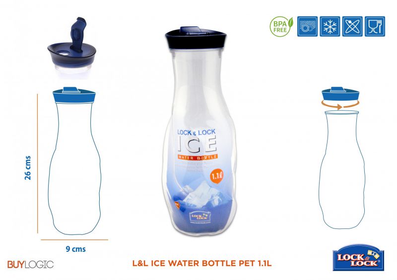 L&l ice water bottle pet 1.1l