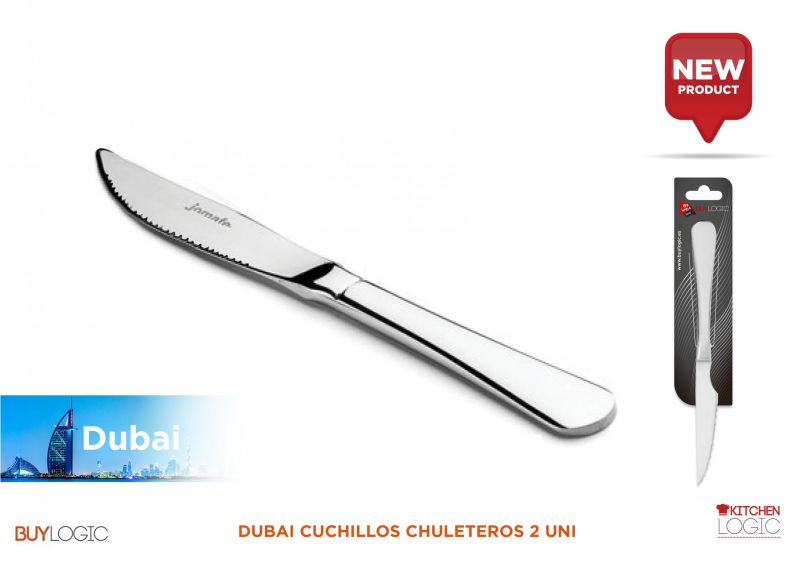 Dubai cuchillos chuleteros 2 uni