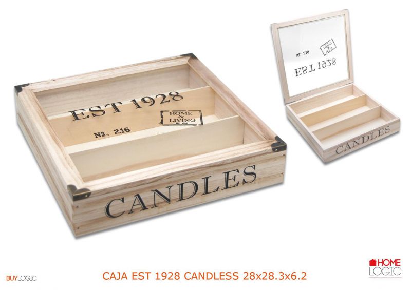 Box home caja est 1928 candless 28*28.3*6.2 *